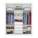 Ver imagem 2 de Guarda-Roupa Casal 3 Portas de Correr 4 Gavetas News