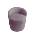 Ver imagem 4 de Kit 2 Poltronas Decorativa Yara Orgânica Veludo Rosê