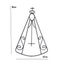 Ver imagem 2 de Nossa Senhora Aparecida Quadro de Parede Arte Em Ferro Linda artes sacras
