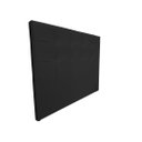 Ver imagem 2 de Cabeceira De Cama Box Luiza Casal 140cm X 106cm Suede Preto Mz Decor