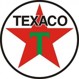 Quadro Logomarca Texaco 1948 - 40x40cm - 1