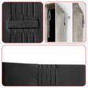 Ver imagem 7 de Cabeceira Painel Estofada Nevada Suede Preto Casal 1,40m para Cama Box - Arkell