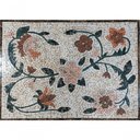 Ver imagem 1 de Mandala Mosaico Floral Fantasia Tamanho 100x150cm
