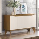 Ver imagem 2 de Buffet Ambar 4 Portas Nature Off White - Henn
