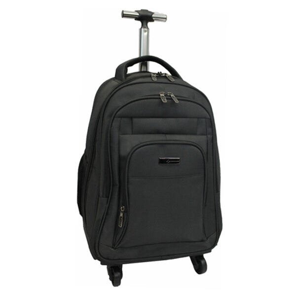 Mochila executiva com Rodas 360 Para Notebook MCG12 Preto | MadeiraMadeira
