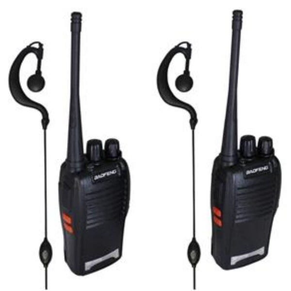 Rádio Comunicador Walkie Talkie Baofeng com Fone - 1