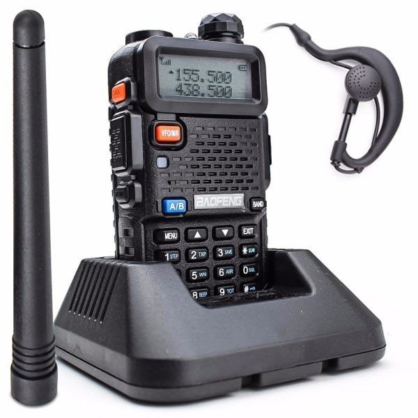 Rádio Dual Band Uv-5R 136-174/400-520 Mhz Fon - 1