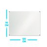 Lousa Quadro Branco em vidro magnética 90x120 Home office EAD - 2