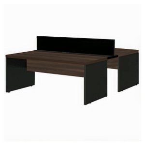 Estação de Trabalho Dupla 1,50x1,35m 02 Lugares s/ Gavetas c/ ponto de tomada - WORKSTART - MARSALA/