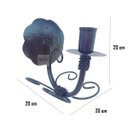 Ver imagem 2 de Arandela Luminária Lustre de Parede Decoração 1 Lâmpada Ferro Artesanal Design
