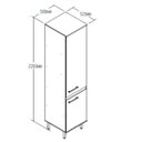 Ver mais imagens de Cozinha Compacta 6 Peças Concept Prime Marrom/Ipê/Cristalo