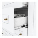 Ver imagem 5 de Guarda Roupa Infantil Americano 4 Portas Branco Hp – Henn