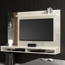 Ver imagem 4 de Painel Paris Tv até 55 Polegadas C/espelho e Lateral Ripada:off White/naturale