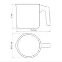 Ver imagem 5 de Fervedor Tramontina Paris Antiaderente Starflon Max Chumbo 10 Cm 0,8 L Tramontina