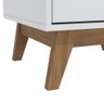 Mesa de Cabeceira Kappesberg 2 Gavetas Branco/itapuã - 8