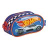 Kit Mochila com Rodinhas Hot Wheels e Estojo Escolar Infantil Triplo Ei491505hw Azul - Maxlog - 2