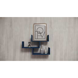 Prateleiras para Livros azul Mix 3 Peças 40x15x15 - 3