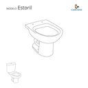 Ver imagem 3 de Assento Sanitário com Amortecedor Estoril Bege Claro para Vaso Luzarte