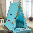 Ver imagem 2 de Cabana Infantil Tecido e Madeira Xodó Bernadete Casa