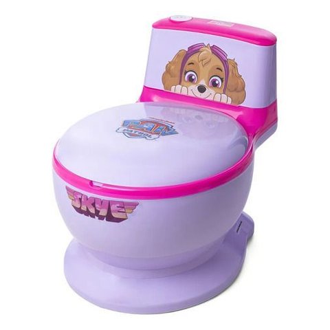 Privadinha Musical Patrulha Canina Penico Troninho Infantil - Lilás Skye