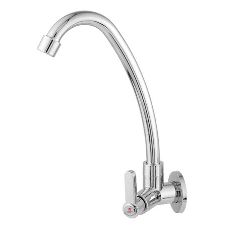 Torneira de Cozinha Parede Abs Cromada Bica Móvel Concept Metais 02060