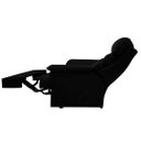 Ver imagem 3 de Poltrona Reclinável Elétrica Suede Preto