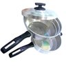 Panela Alumínio Derreter Chocolate em Banho Maria Com Tampa - 2