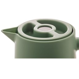 Garrafa Térmica Plástico com Cabo Madeira Nórdica Verde 1L - 3