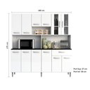 Ver imagem 3 de Kit Cozinha Marcela Branco
