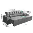 Ver imagem 5 de Sofá USB, 5 Lugares SMART Retrátil, Reclinável, 3,02 Metros, Tecnologia de Carregamento 3 portas