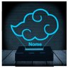 Luminária Led 3d | Naruto Nuvem | Abajur - 1