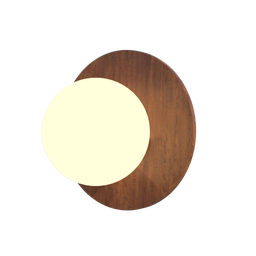 Arandela Orb Simples Globo Leitoso 30cm - FoxLustres - 1