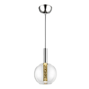 Ver imagem 5 de Pendente Egeo Cromado e Transparente (d)18cm (a)29cm 1x5w 3000k - Ho122