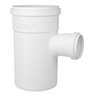 Kit 5 Tee Esgoto Redução Fortlev Serie Normal 100mm X 75mm - 1