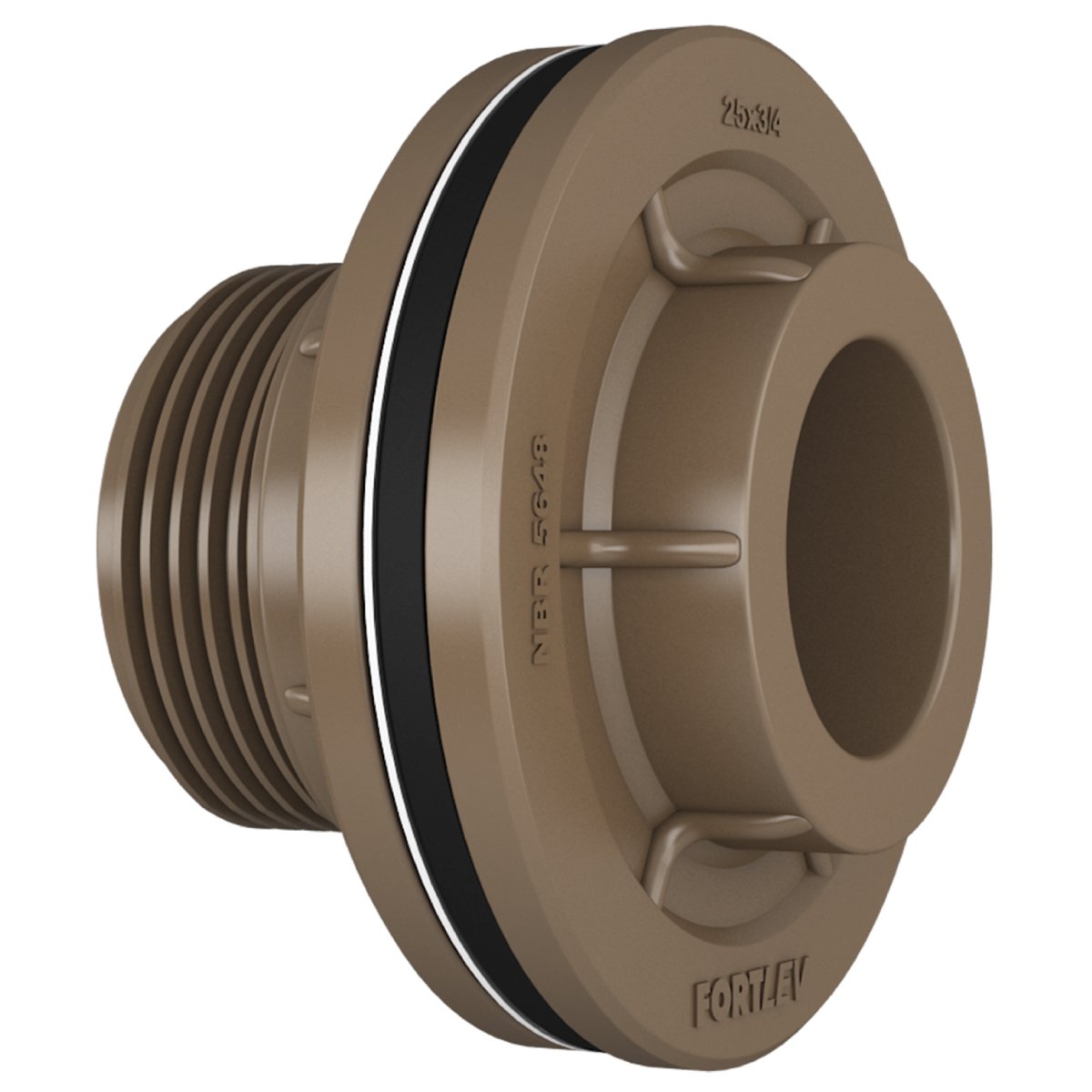 Adaptador Flange Caixa D'água 25x3/4 Fortlev