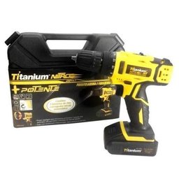 Parafusadeira Furadeira com 2 Bat 20V 3/8 Pol. Bivolt Titanium - 1