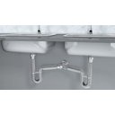 Ver imagem 2 de Sifão Ajustável Extensivo Copo Censi Cromado Duplo 7159