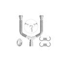 Ver imagem 1 de Sifão Ajustável Extensivo Copo Censi Cromado Duplo 7159