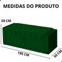 Ver imagem 7 de Calçadeira de Sapatos Baú Estofada 195 Cm King Suede Emma