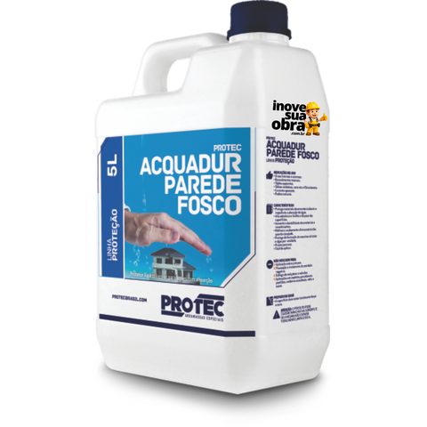 Resina Acquadur Parede Fosco 5l - Protec