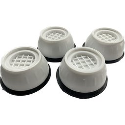 Pé Nivelador Lava e Seca Anti Vibração Universal 4 Unidades - 1