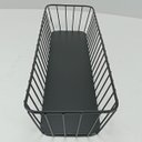 Ver imagem 3 de Bandeja Decorativa de Metal Preto 7x35x12cm Servir Mesa Organizar Café Aparador