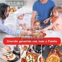 Ver imagem 7 de Forno de Pizza Elétrico Completo Italiano para Cozinhar em Casa com a Família Grafite 110v