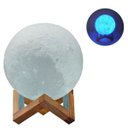Ver imagem 6 de Luminária Super Lua Cheia Abajur Iluminaçao Decoraçao Usb Rgb Touch Casa 3D