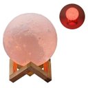 Ver imagem 4 de Luminária Super Lua Cheia Abajur Iluminaçao Decoraçao Usb Rgb Touch Casa 3D
