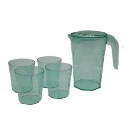 Conjunto 1 Jarra 1,5 litros Com 04 Copos 400 ml Dehaus - 1