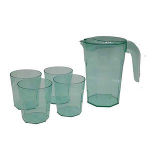 Conjunto 1 Jarra 1,5 litros Com 04 Copos 400 ml Dehaus