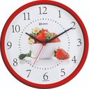 Ver imagem 1 de Relógio De Parede Vermelho Para Cozinha Morango Herweg