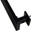 Ver imagem 3 de Puxador Porta Residencial Inox Preto 400mm entre furo