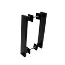 Ver imagem 2 de Puxador Porta Residencial Inox Preto 400mm entre furo